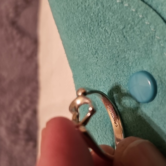 Tiffany & Co 925 Stamped Elsa Peretti Spain Heart Ring sz 6¾ FIRM ON PRICE - Picture 3 of 6